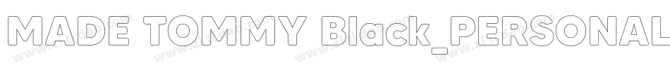 MADE TOMMY Black_PERSONAL USE字体转换
